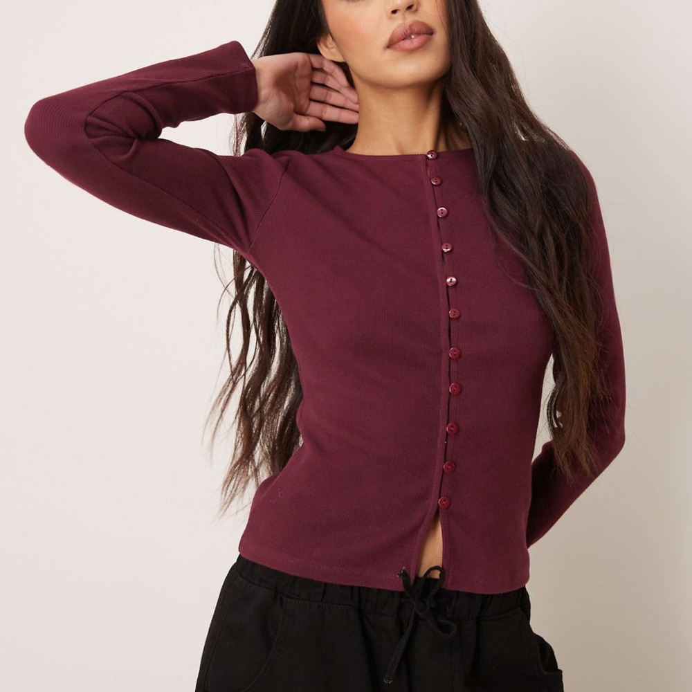 Asos button up cardigan